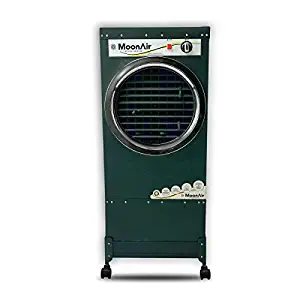 MoonAir GI Sheet (Metal) Marvel 65 L Metal Air Cooler For Home, 5 Fin Climatizer Hi-efficiency Blade With Auto Swing, 4-Way Air Deflection and Powerful Air Throw With High-Density Honeycomb pads, Air Cooler, Metal Air Cooler, Air Cooler For Home; Royal Green
