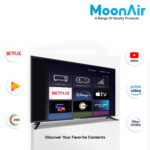 MoonAir 80 cm (32 inches) Full HD Smart Android LED TV with Dolby Audio, Hands-free voice control ULTRASLIM 32SB (Black) (2023 Model) | Smart LED TV 32 Inch