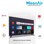 MoonAir 80 cm (32 inches) Full HD Smart Android LED TV with Dolby Audio, Hands-free voice control ULTRASLIM 32S (Black) (2023 Model) | Smart LED TV 32 Inch