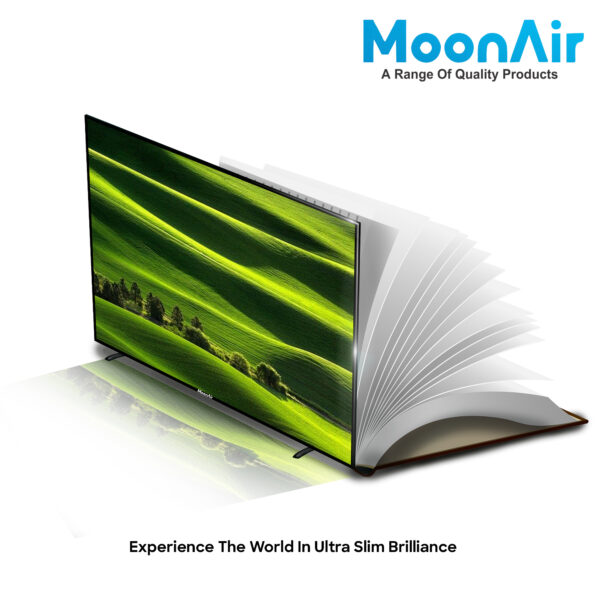 MoonAir 60 cm (24 inches) Full HD LED TV | Ultra Slim | A+ Grade Panel | ULTRASLIM 24N (Black) (2023 Model) | LED TV 24 Inch