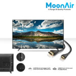 MoonAir 60 cm (24 inches) Full HD LED TV | Ultra Slim | A+ Grade Panel | ULTRASLIM 24N (Black) (2023 Model) | LED TV 24 Inch