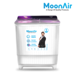 MoonAir 7.8 Kg Semi-Automatic Top Loading Washing Machine (7821, Orchid Purple | Standard Pulsator Washing Machine)