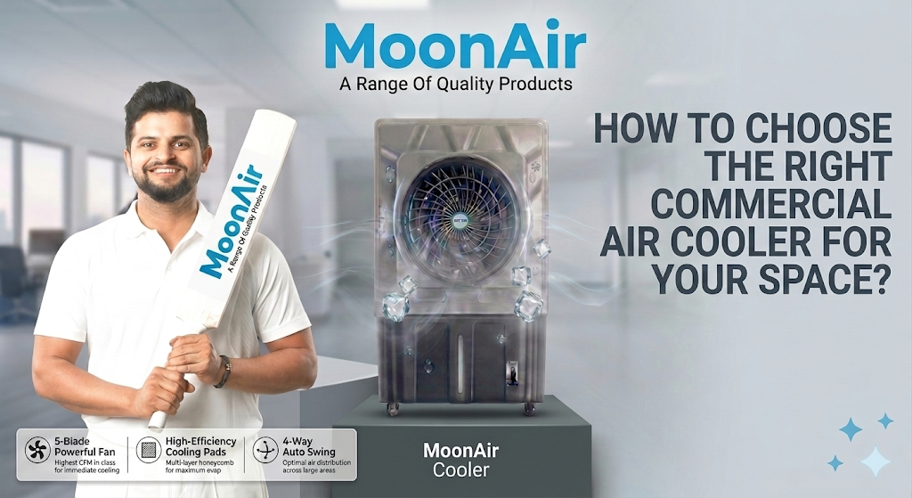 How to Choose The Right Commercial Air Cooler For Your Space? 1 How to Choose The Right Commercial Air Cooler For Your Space?